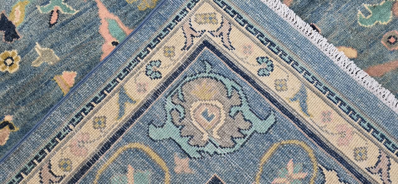 Afghan Chobi Carpet 296cm x 251cm Hand Knotted - Image 3