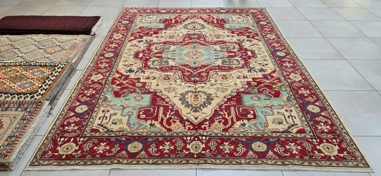 Afghan Chobi Carpet 327cm x 247cm Hand Knotted